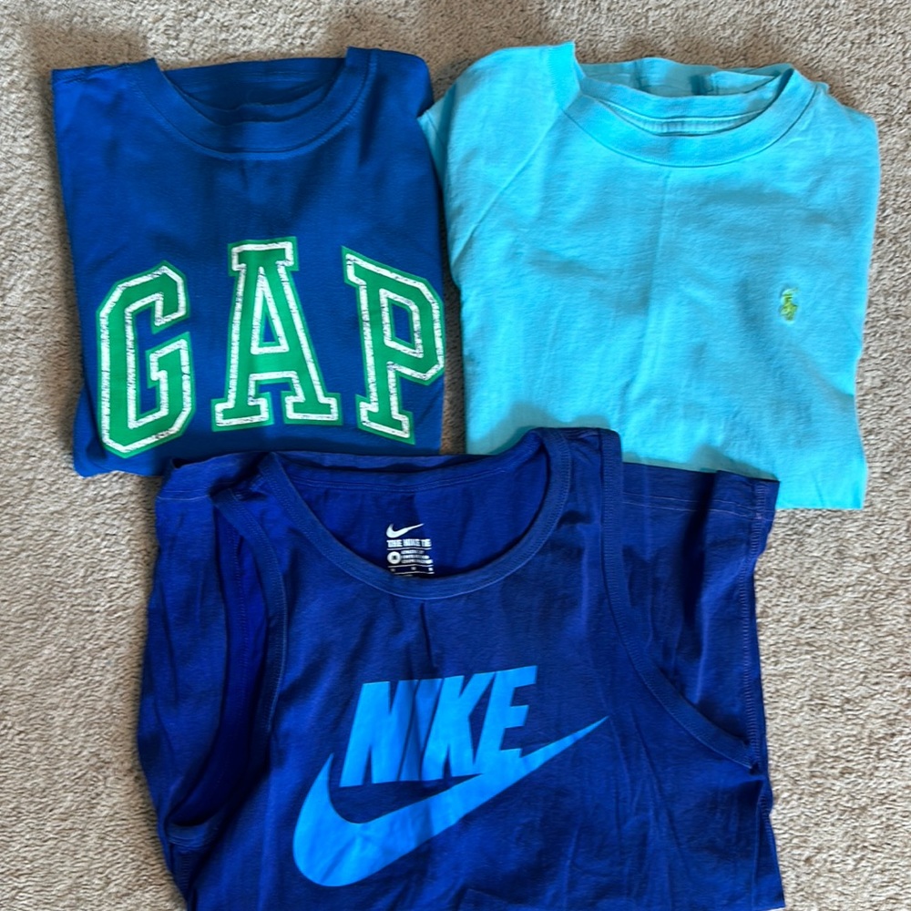 Boy Size Medium Name Brand Shirts